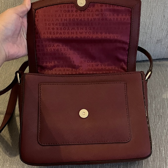 Kate Spade Burgundy Crossbody Bag - Picture 12 of 16